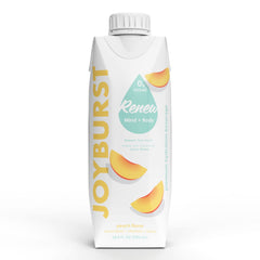 JOYBURST Sugar Free Electrolyte Water Peach bottle for on-the-go hydration and flavor