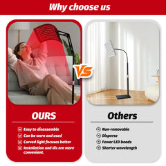 JoyJoint adjustable stand allows angled positioning for comfortable sessions