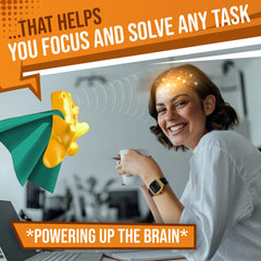 JOYLI L-Tyrosine Gummies spilled on table suggest tasty, sugar-free daily routine support.