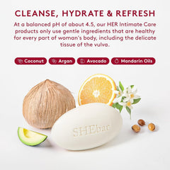 Joylux SHEBar ingredients highlight coconut, argan, and avocado oils for nourishment