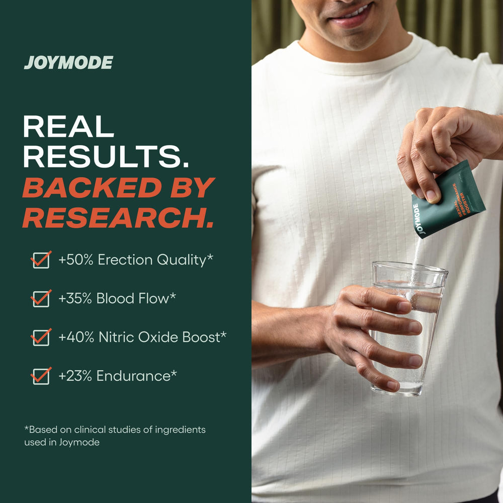 JOYMODE third-party lab seal reinforces product quality and safety.