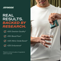 JOYMODE third-party lab seal reinforces product quality and safety.