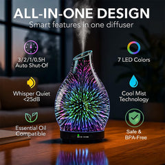 JOYOLO safe diffuser with auto shut-off supports worry-free operation.