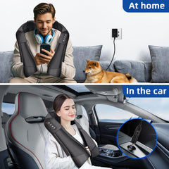 Joyset back massager compact design suitable for home use.