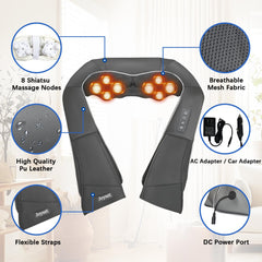 Joyset infrared heat modes applied for relaxation and tension relief
