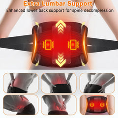 Joyset infrared heating plate delivers rapid warmth to the back and shoulders.