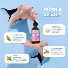 JoySpring Calmify passion flower visual emphasizes calming notes