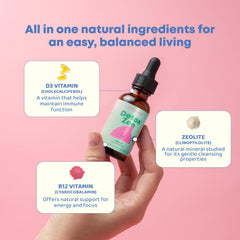JoySpring DetoxZee Drops USA-made label signals quality.