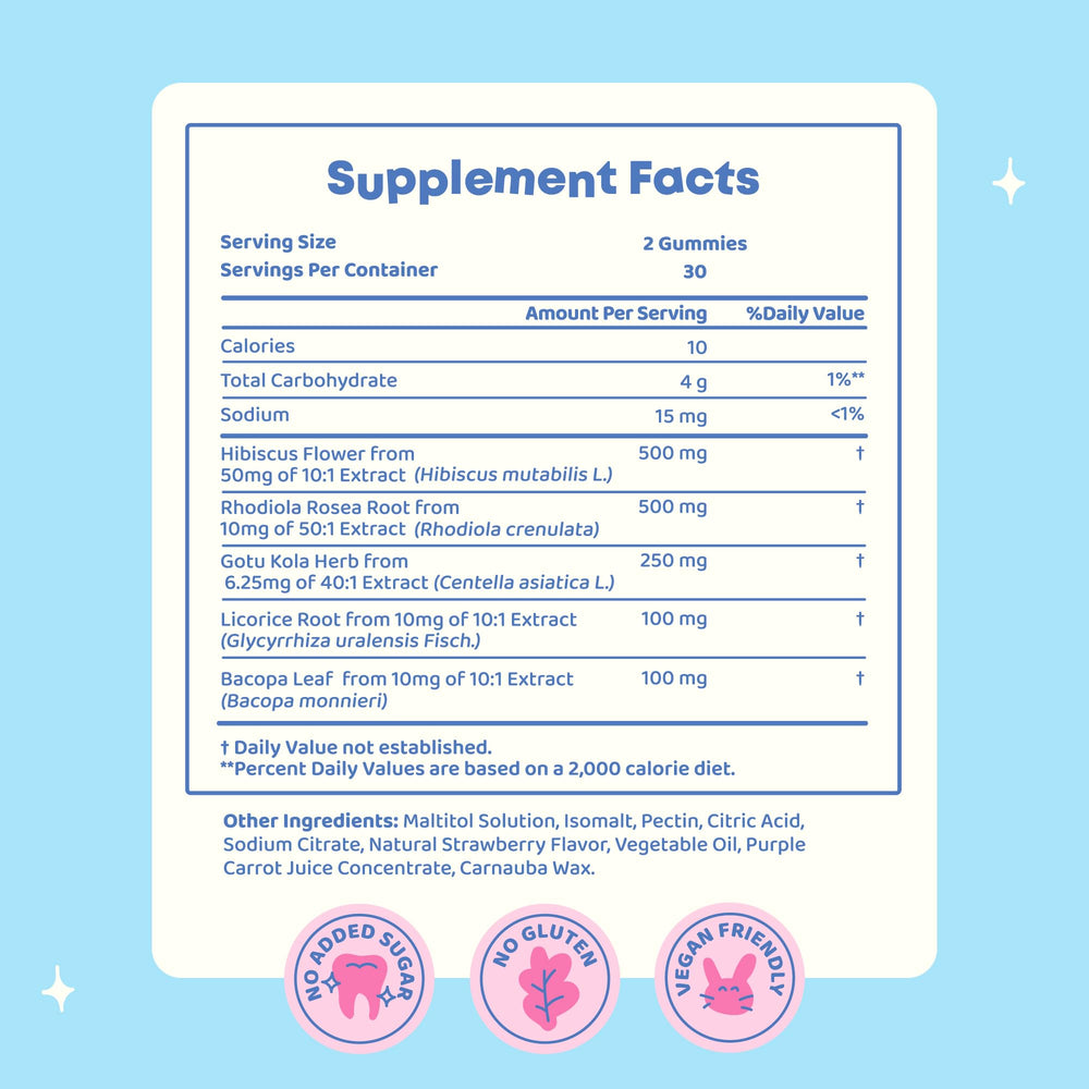 JoySpring Genius Kids Focus Gummies gluten-free label highlights allergy-friendly formula