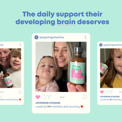 JoySpring Glutathione kids drops tasting-friendly bottle for picky eaters.