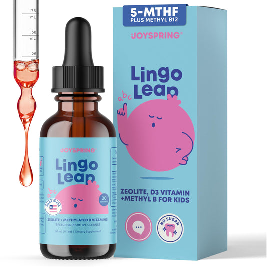 JoySpring LingoLeap B9 bottle and dropper for simple daily use with kids