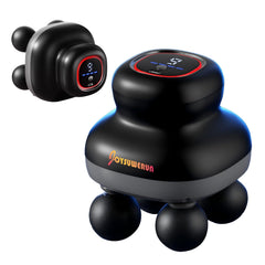 Joysuwerun massage gun with four heads for targeted muscle relief after workouts.