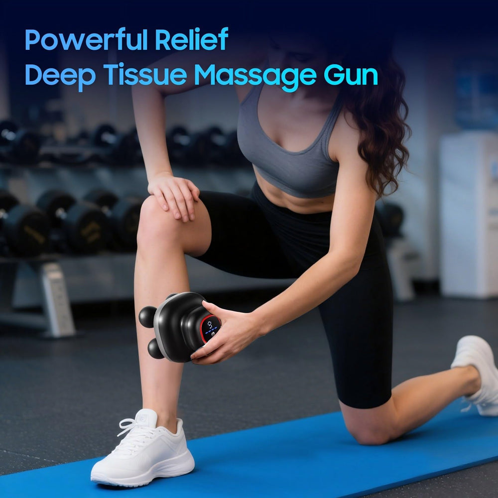 Joysuwerun massage gun demonstrates quiet operation suitable for home and office use.