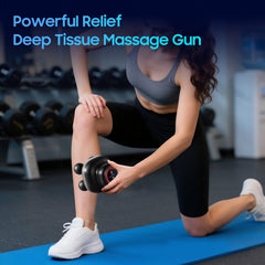 Joysuwerun massage gun demonstrates quiet operation suitable for home and office use.