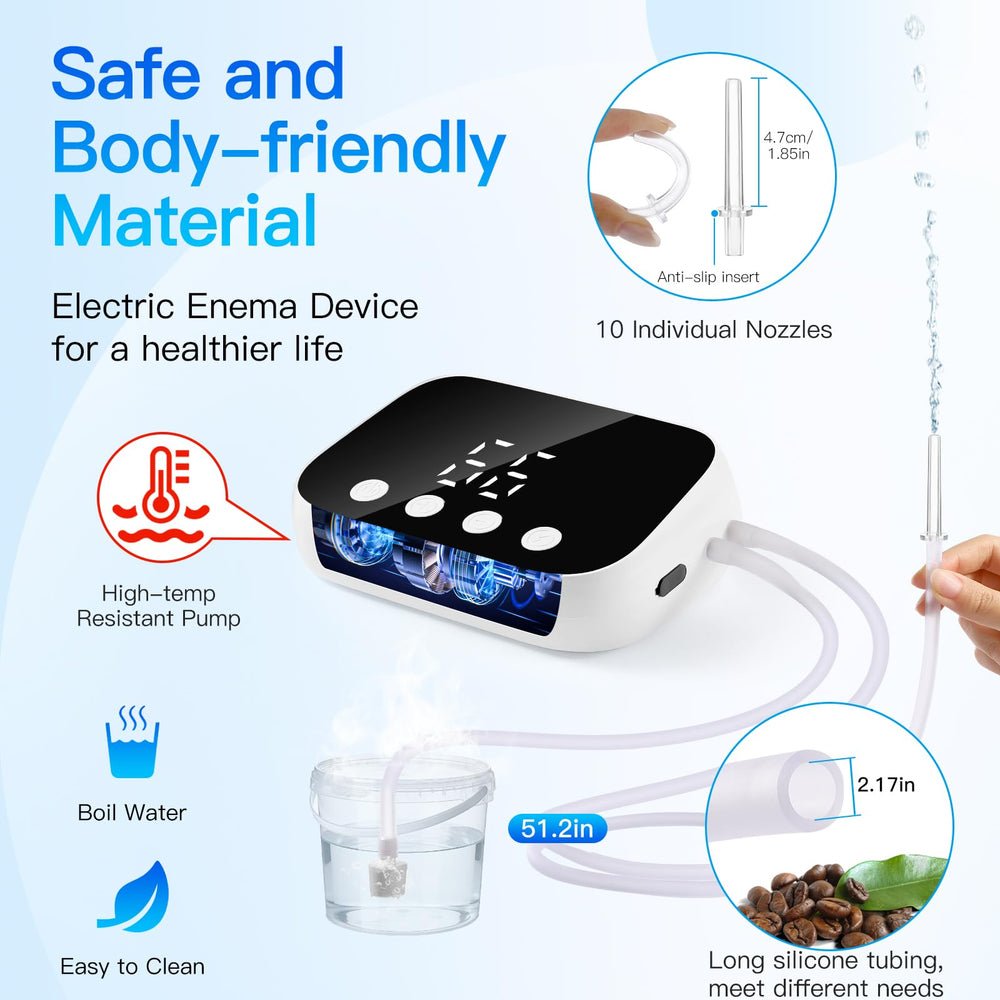 Jripae Enema Kit external water or coffee container compatibility