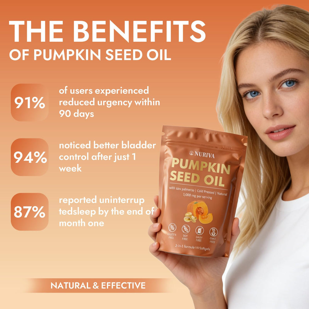 JRR Nuriva pumpkin-seed oil ingredient closeup highlights nutrients
