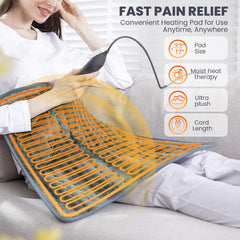 Jubeoyey heating pad shoulders provides deep heat for shoulder stiffness relief.