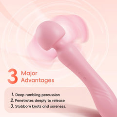 Jucisens Aura Wand cordless rechargeable design for on-the-go use.