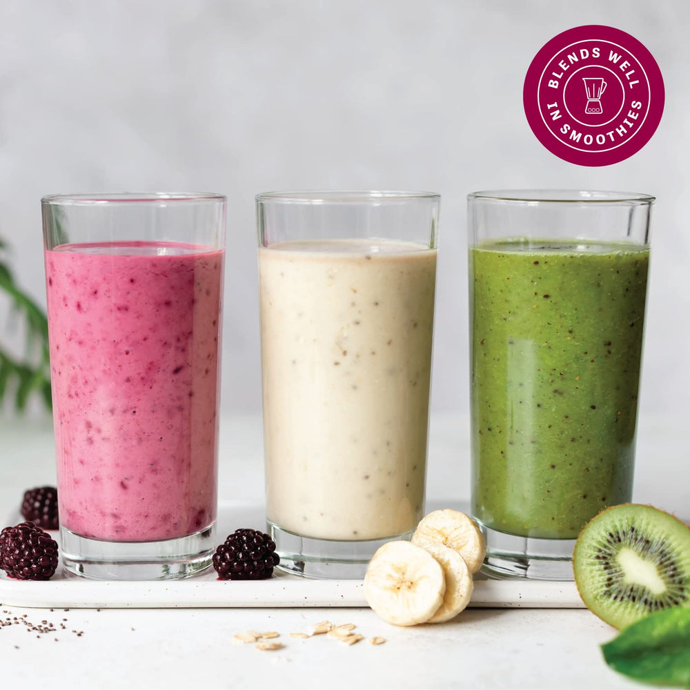 Judee's powder in bulk packaging suggesting long-term freshness and value.