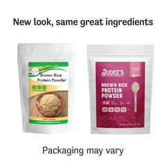Judee's protein powder closeup texture suitable for keto and savory recipes.