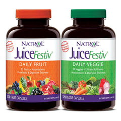 Juice Festiv fruit bottle showing colorful blends for daily nutrition.