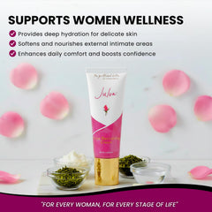 Julva with DHEA and natural oils for moisturized external skin