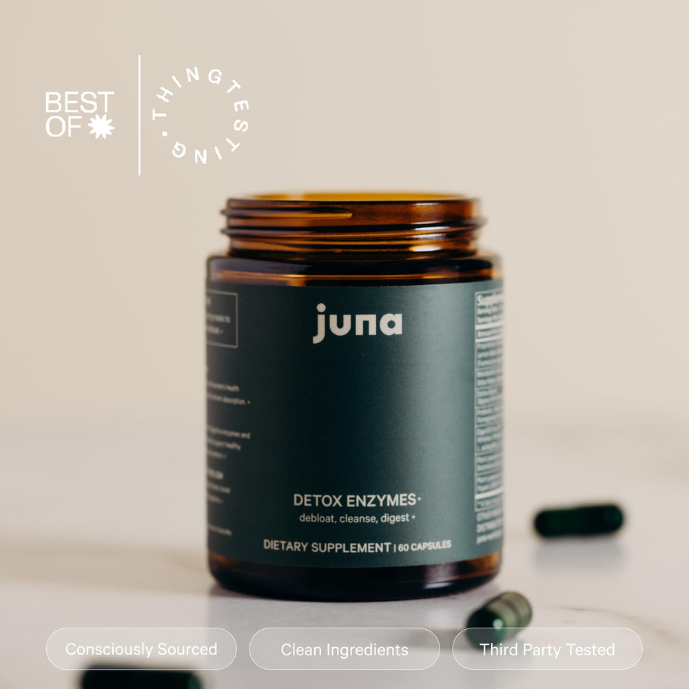 Juna Digestive Enzymes spore-probiotic Bacillus coagulans image highlights durable probiotic delivery