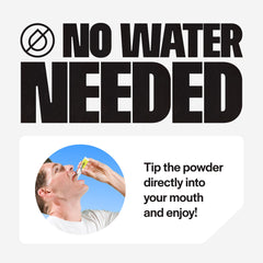 Tablets dissolving in the mouth for a water-free, fast-melt experience.