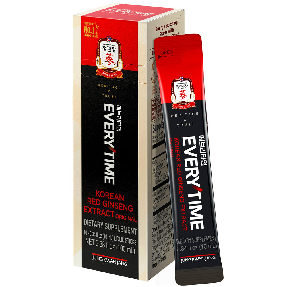 Jung Kwan Jang Everytime 3000mg ginseng stick for daily energy.