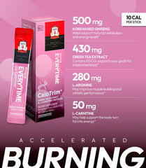 Jung Kwan Jang Everytime CaloTrim Green Tea extract supports natural energy during workouts.