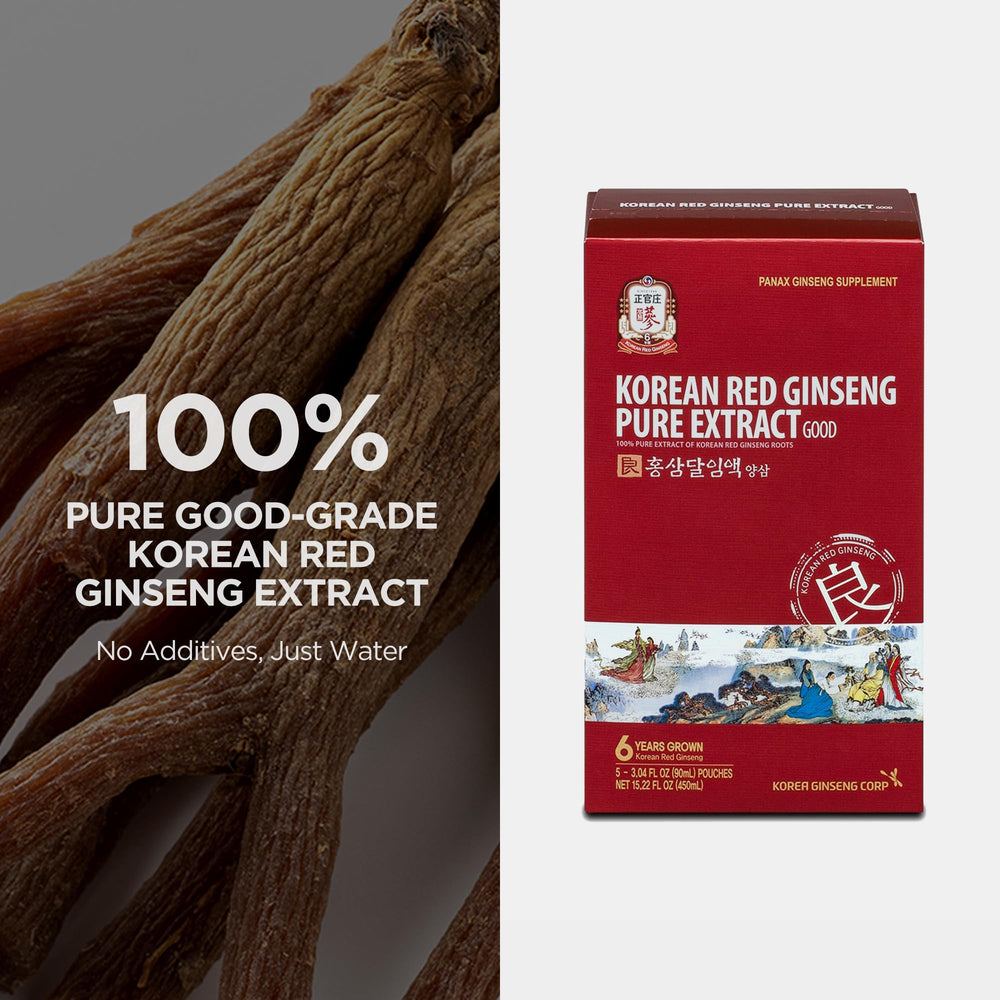 Energy without jitters potential with stimulant-free JungKwanJang ginseng