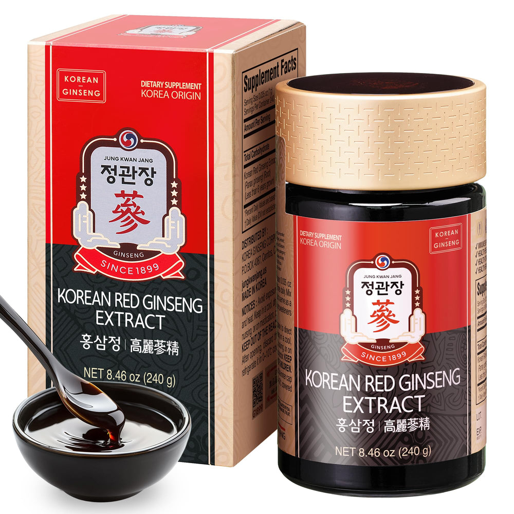 Jung Kwan Jang Korean Red Ginseng bottle for daily energy support