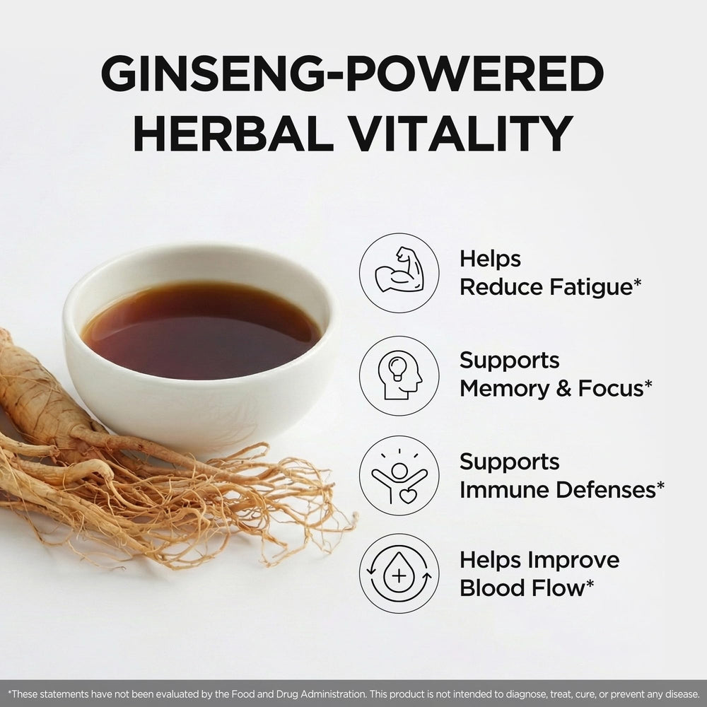 Jung Kwan Jang ten-herbs blend closeup suggesting natural wellness notes