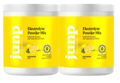 JUNP Electrolytes Lemonade bottle pour: refreshing hydration for active days.