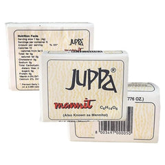JUPPA Original Mannite Bars box image showing portable nutrition for busy days