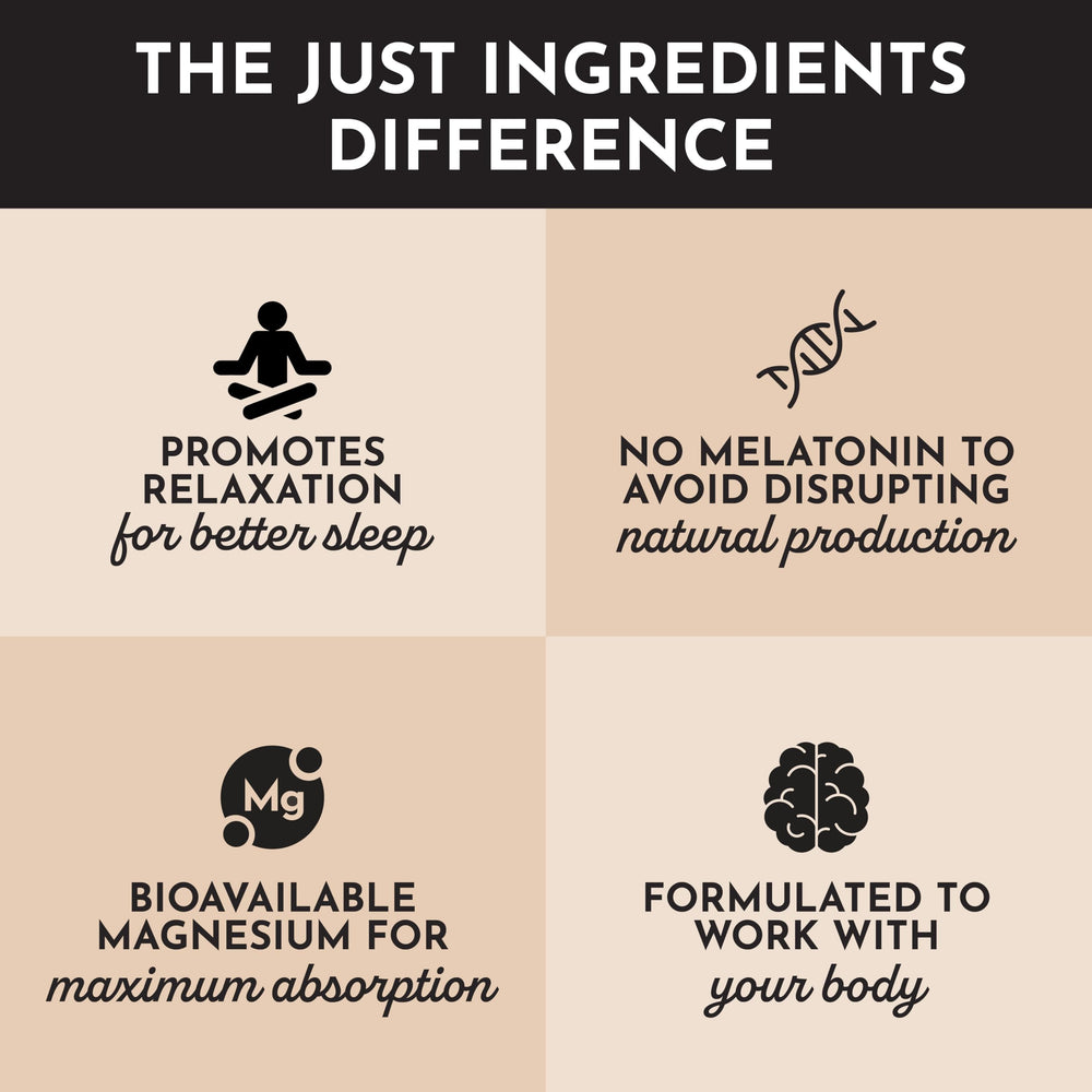 JUST INGREDIENTS Chai Nighttime Relax Drink Mix powder in glass after stirring