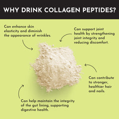 Back label of JUST INGREDIENTS Lemon Lime collagen shows third-party verification and serving details.