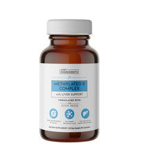JUST INGREDIENTS Methylated B Complex bottle front highlighting energy support potential