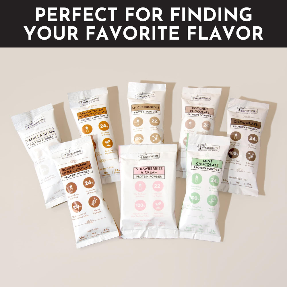 JUST INGREDIENTS baking ideas using protein powder for healthier snacks