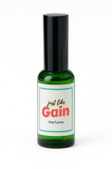 Just Like Gain laundry perfume spray bottle front view; all-day fresh laundry scent.