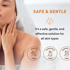 Just Nutritive hand-application stroke reveals smooth, moisturized skin.