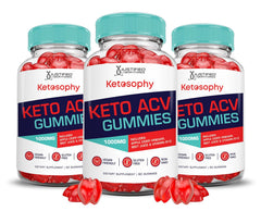 Justified Ketosophy Keto ACV Gummies bottle with apple cider vinegar flavor for daily wellness