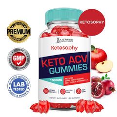 Close-up of Ketosophy gummy showing beet juice and pomegranate color