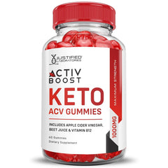 Justified Laboratories Activboost Keto ACV Gummies vegan non-GMO formulation