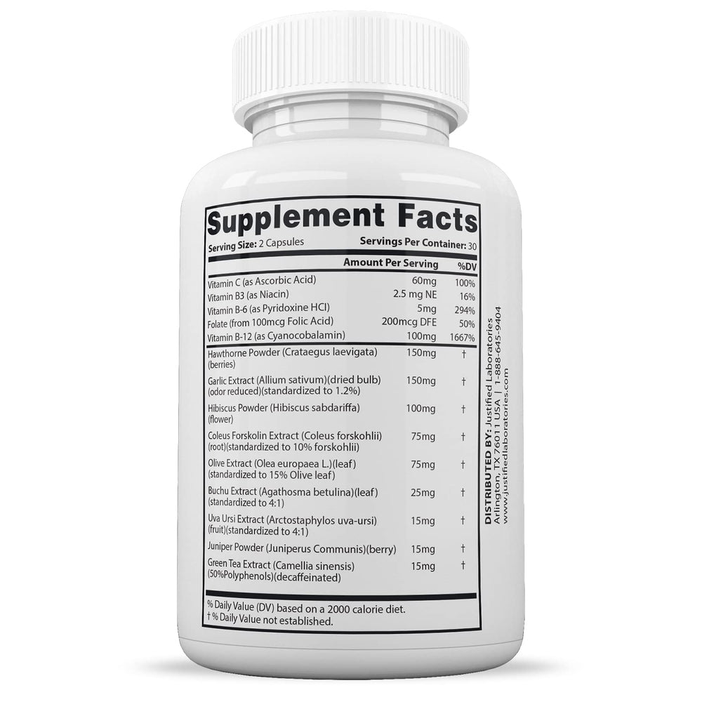 Justified Laboratories Blood Balance 60-count packaging for steady daily supplementation.