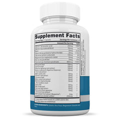 Justified Laboratories Glucotrust Max label view highlighting the 3-pack option