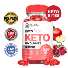Justified Laboratories Keto Bites apple cider vinegar gummies for daily flavor