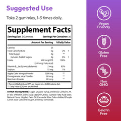 Justified Laboratories Premier Keto ACV Gummies, uso diario para complementar tu rutina