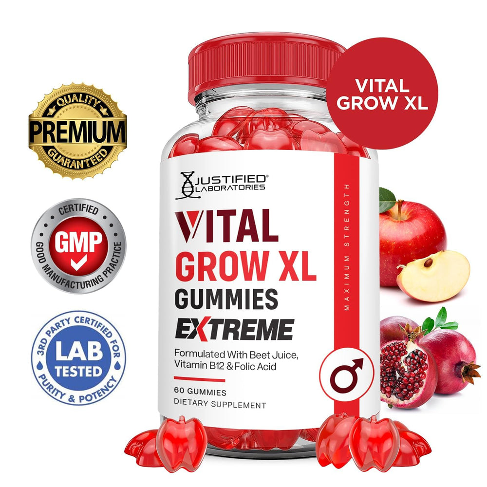 Beet juice and apple cider vinegar in Vital Grow XL blend.