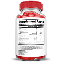 Justified Labs ActivBoost Keto ACV Gummies close-up with apple cider vinegar notes for daily flavor